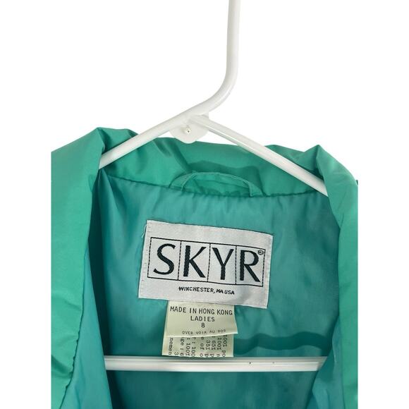 Vtg Skyr Ski Suit One Piece Snowsuit Womens 8 Light Purple 80s Retro Futuristic - Picture 4 of 11